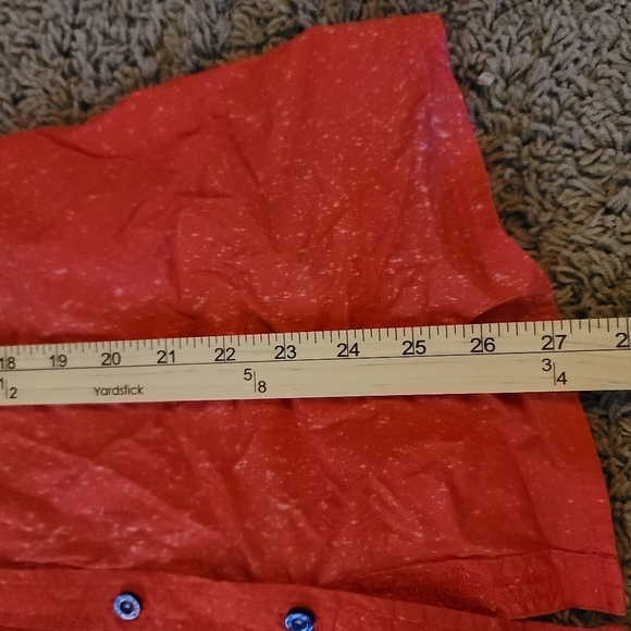 Roar Wild Heart Button Up Shirt in Orange, sz Large - Picture 15 of 15